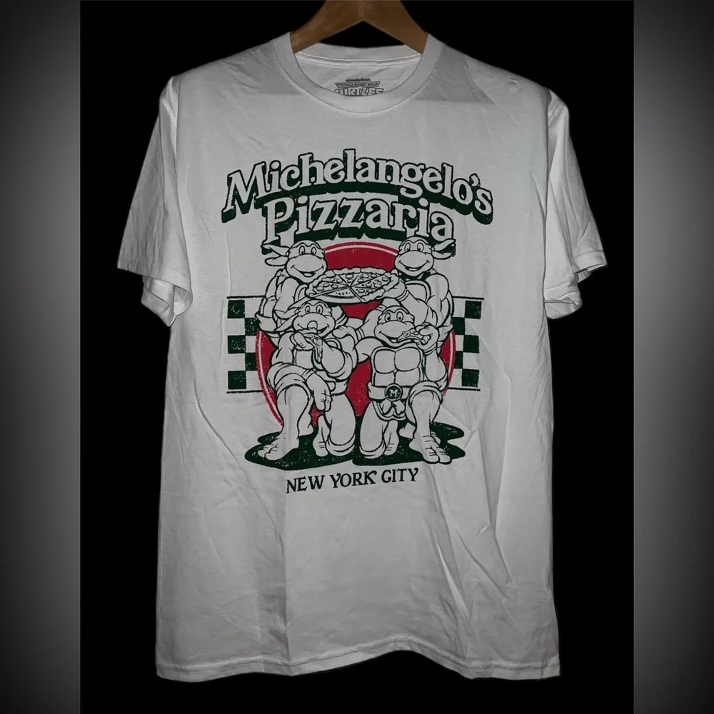 🍕NWOT! TMNT Michaelangelo Pizzeria Tshirt - Picture 2 of 4